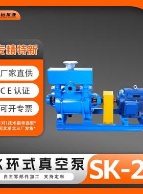 供应SK20水环式真空泵设备化工造纸工业用负压气体传输水环泵