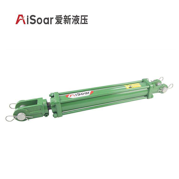 爱新液压供应垃圾压缩车开关门用TR拉杆式双耳液压油缸TR2514