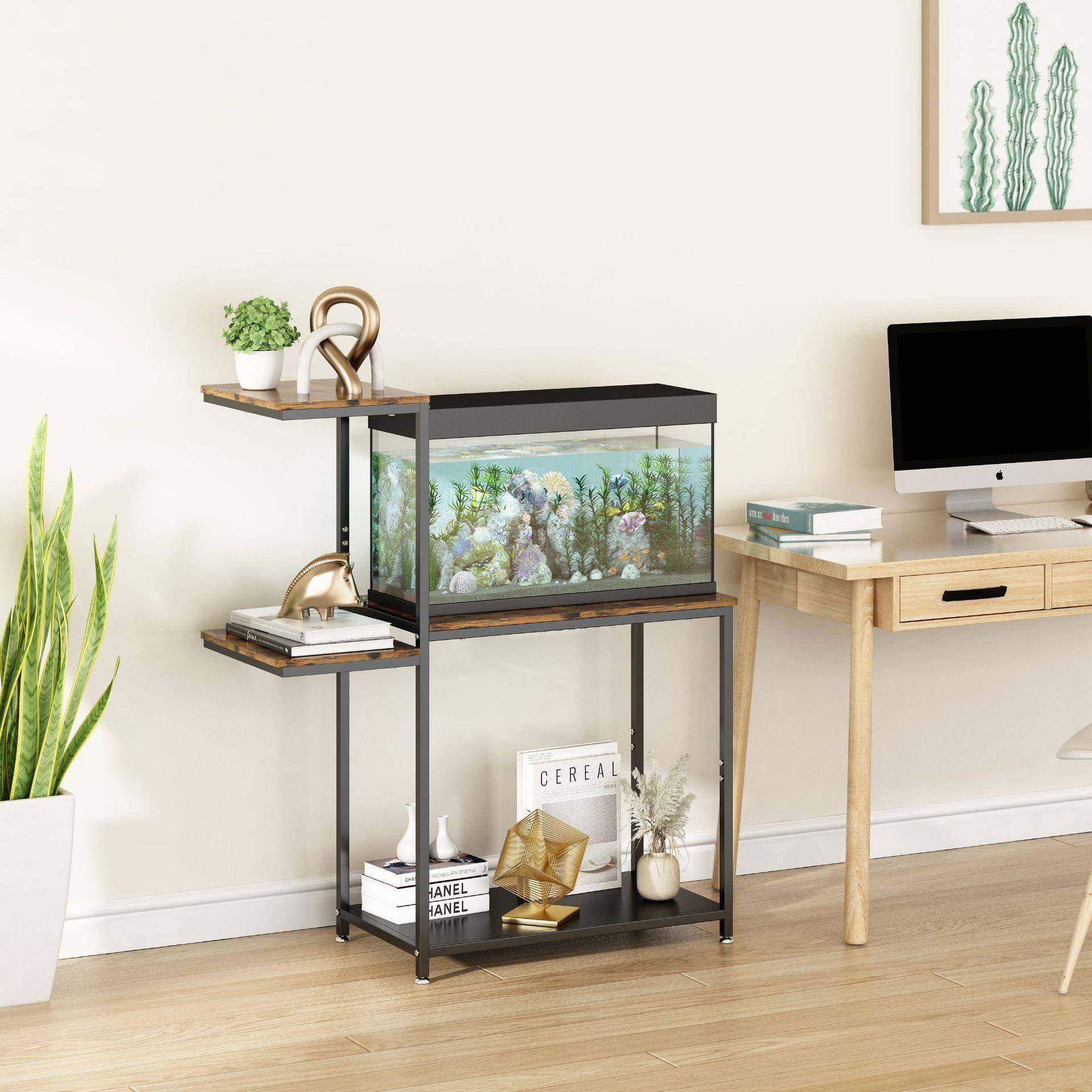 简约风鱼缸底柜铁艺承重底架落地多层园艺花架办公区打印机文件架,纺织面料/辅料/配套,纺织机械配件,淘宝优惠券,粉丝福利购,淘宝优惠卷