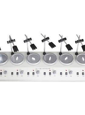 HJ-6HJ-6AHJ-6B实验用6头磁力加热搅拌器磁力搅拌器单独调速