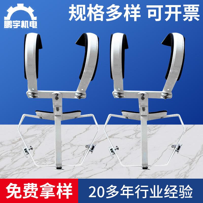 铝合金三连行进军鼓背架白色三连行进打击乐军鼓背架乐器配件