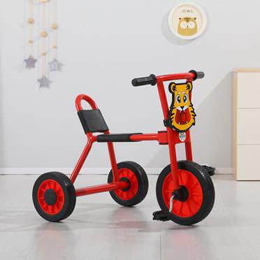 幼儿园儿童滑轮车户外学步游戏三轮车老虎三轮车双人自行车脚踏车