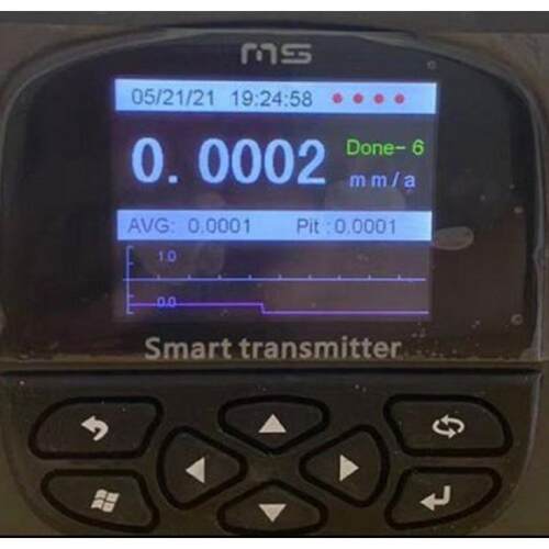 MS-8350腐蚀率仪水处理LED背光2.8寸彩色智能数显控制仪