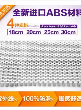 泳池胶膜钢结构池溢水排水沟格栅高级白色锯齿形PP/ABS材质防水