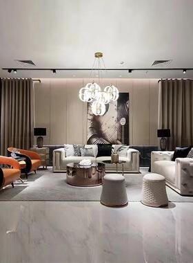 意式后现代简约风客厅1+2+3沙发—J22