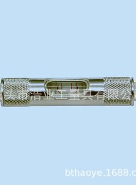 白色水泡水平尺 3分/2mm便携式水准器 85x14.3铝制条式水平仪