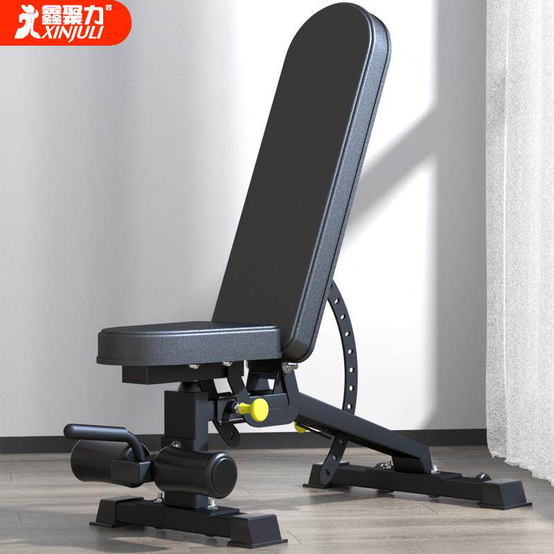 商用哑铃凳可调节飞鸟卧推健身椅仰卧板多功能仰卧起坐专业卧推凳