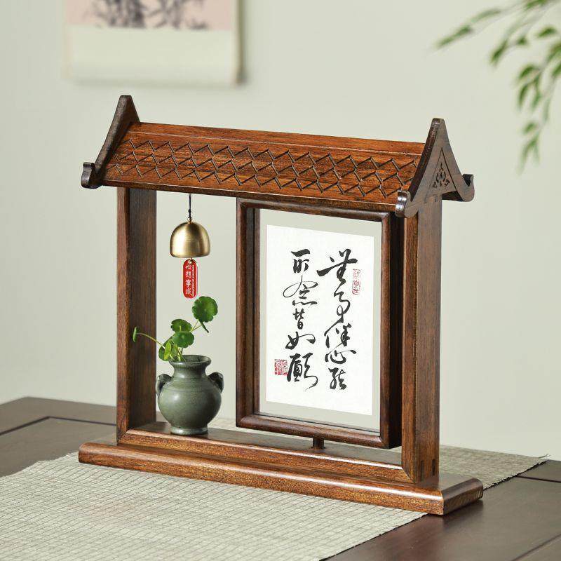 异丽实木透明相框旋转摆台复古装饰摆件高级感洗照片书法装裱画框,农用物资,其他肥料,淘宝优惠券,粉丝福利购,淘宝优惠卷