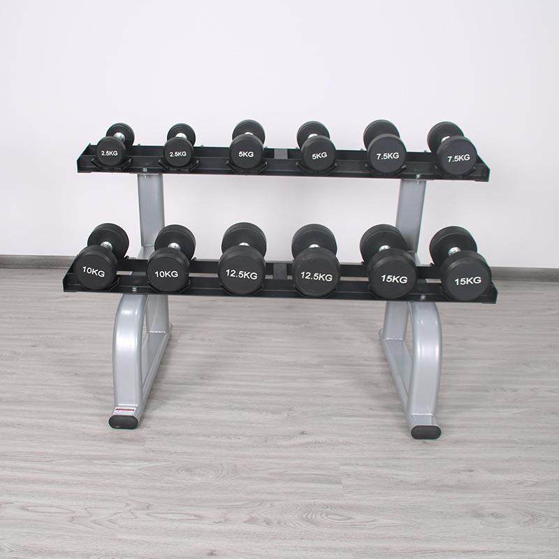 六付哑铃架12对哑铃存储架收纳架工厂直发家用私教健身房用储存架