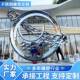 大型不锈钢雕塑设计户外金属长廊钢结构创意廊架景观树叶异形花瓣