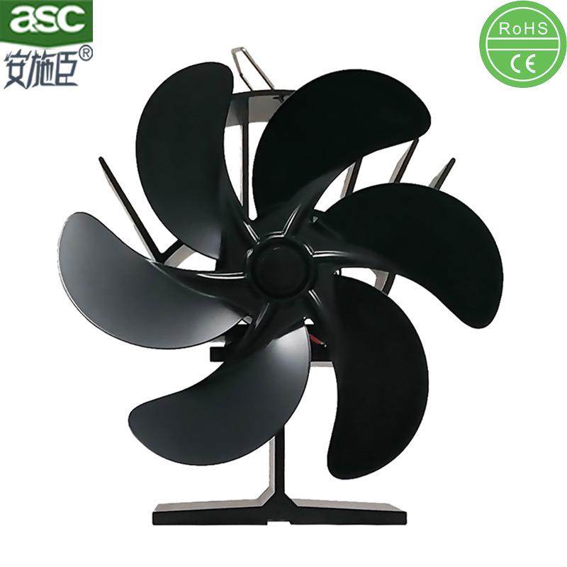 壁炉热能风扇热动力温差发电欧式民宿庭院取暖热循环炉扇