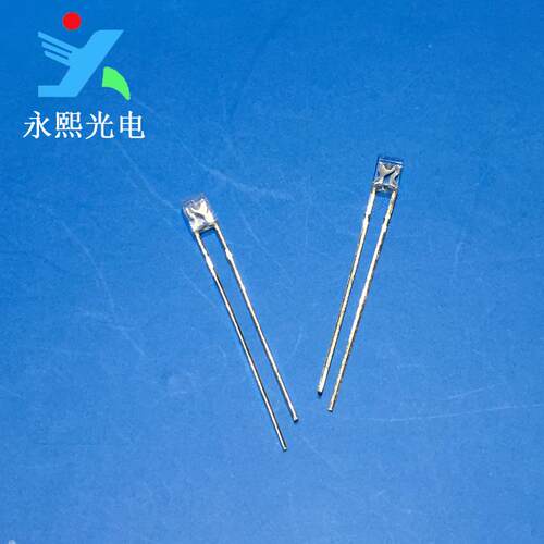 2*3*4白发蓝长脚LED直插灯珠发光二极管高亮蓝光234蓝灯