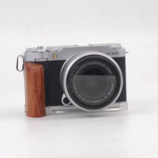 富士XM5实木手柄FujiXM5手柄轻量化阿卡通用金属底座