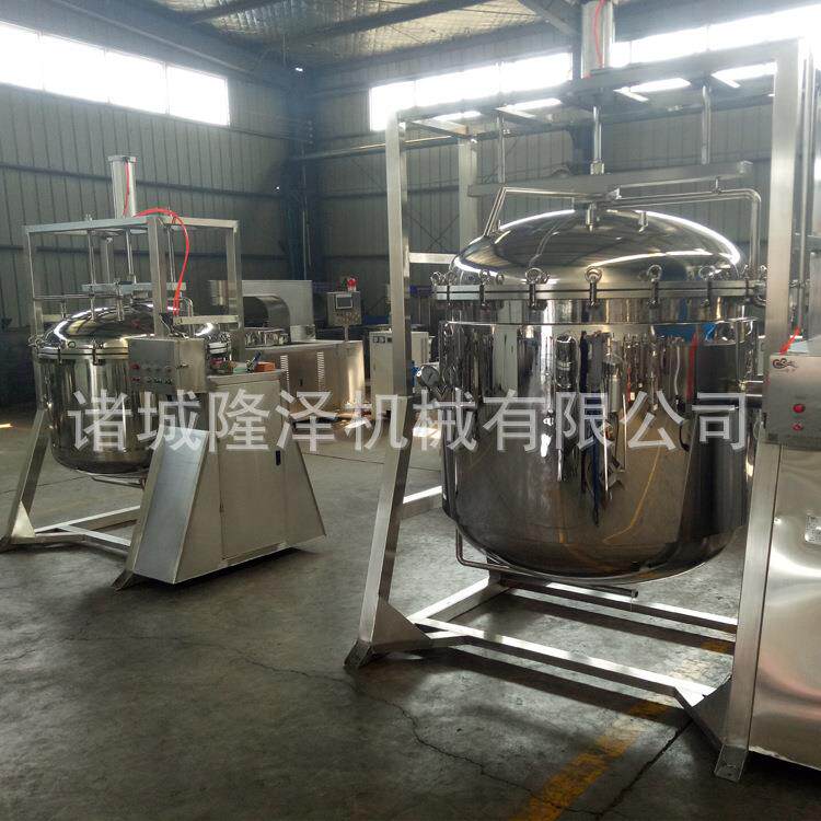 蜜蜜豆生产流水线全自动高压黄豆红小豆煮豆锅大型真空浸糖设备
