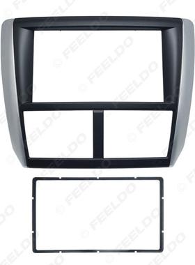 适用斯巴鲁森林人翼豹音响改装框面板汽车DVD导航双锭2DIN筋膜