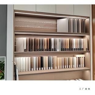 全屋定制展架斜插色块架子亚克力色板卡槽石材木板瓷砖样板展示