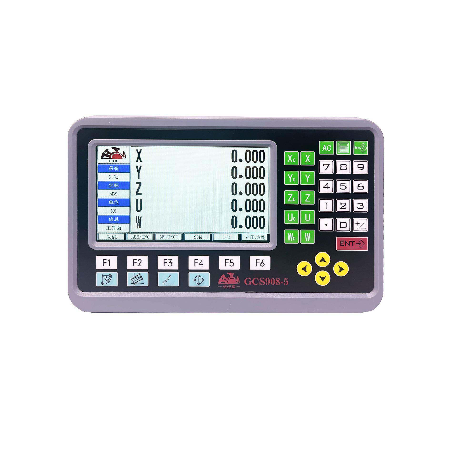 恒兴星工厂直销出口5轴/五轴多语言LCD大屏液晶数显表显示器