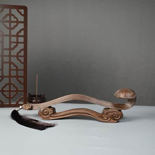 越南沉香木木雕如意摆件家居摆件开业乔迁送礼事事如意实木工艺品