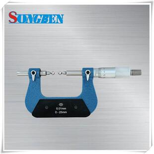 青量机械式齿轮千分尺0-25mm外径千分尺207-11-000测头另配