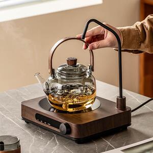 电陶炉煮茶器抽水茶盘一体全自动茶具套装家用玻璃茶壶烧水小耐用