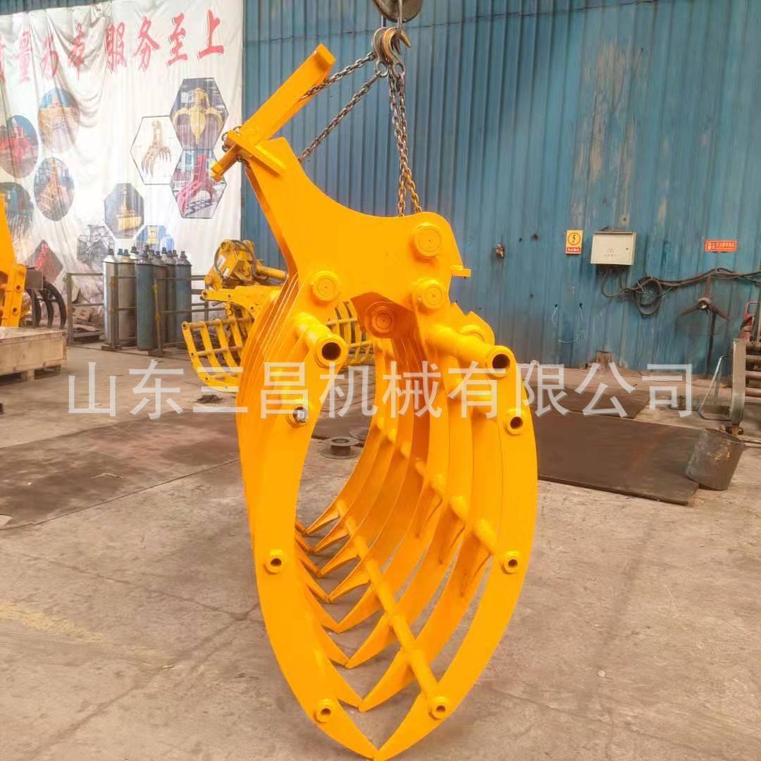 三昌机械抓草器抓木器各种棉花抓稻草抓垃圾场编织袋抓夹