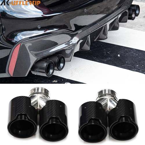 适用于宝马535i535D640iF10F11升级G30G31M5四出排气管尾喉尾嘴