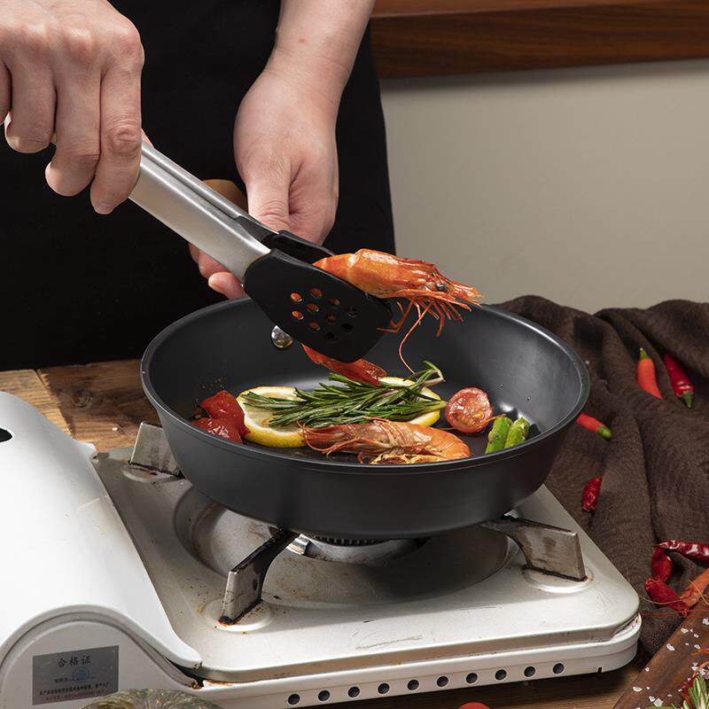钛合金小煎锅不粘锅家用平底锅烙饼煎牛排锅灶具通用22厘米