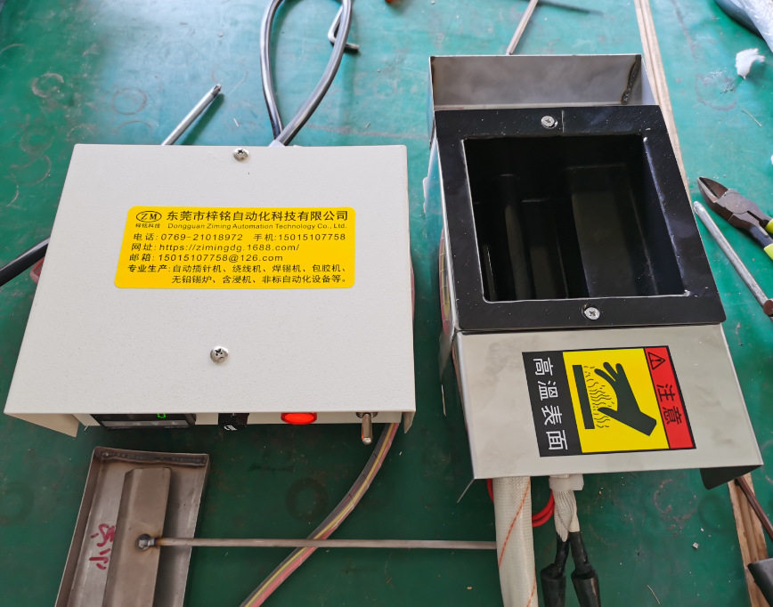 网络滤波器贴片用手动浸锡炉无铅钛合金锡炉环保小锡炉钛合金炉