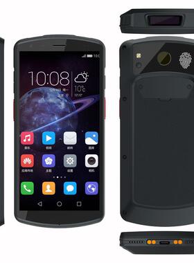 HS80工业级智能手持终端安卓9.0系统指纹识别二代识别数据采集器