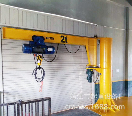 靖起旋臂吊生产厂家2T3T5T16T定柱式起重机占地小装配线用