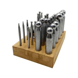 圆形窝作四窝作钻GH405木套装圆头冲DI方Y制铃铛金银铜首饰加工打