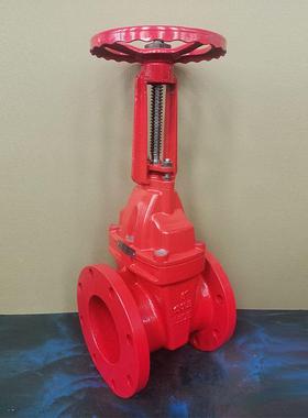 德696标阀Z041X美标法兰闸N10球墨铸铁暗杆D明杆软密封全通径闸阀