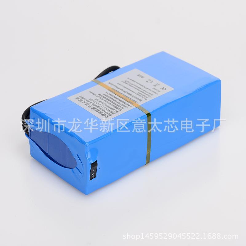 厂家直销备12V容量多用0途可充大用锂电池(9881200mAh)