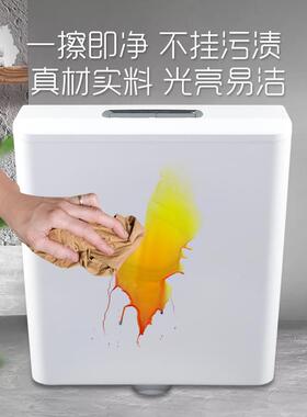 厂家家用挂墙式卫生间加厚大86238冲力按箱弹跳水式双键水蹲便箱
