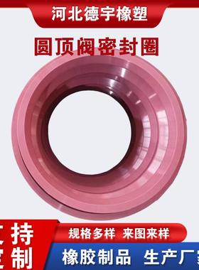 圆顶阀密封圈DN5-DN400灰库阀高密封圈钢厂0炉橡胶密DYXS570上下