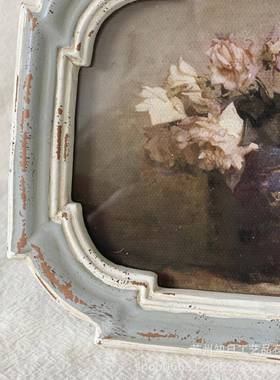 法复古斑式驳旧6寸树脂相框桌面摆做台欧式古典画框墙背景ZXW040