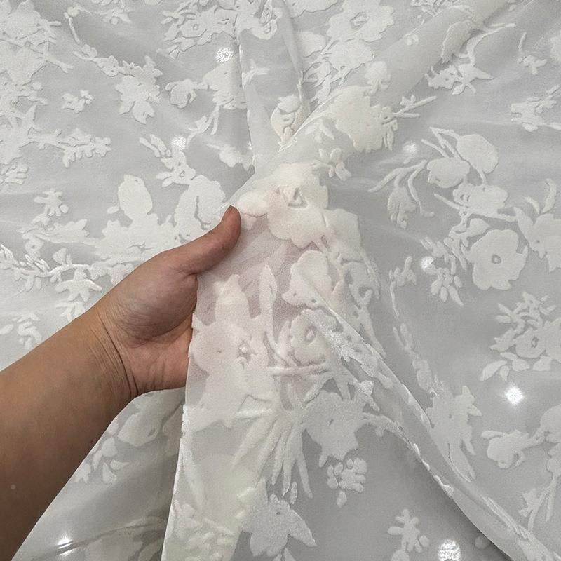 锦绒烂花单色绒面料镂空烧面花LMZ丝丝绒布料轻奢高档礼服袍旗料,纺织面料/辅料/配套,绒布,淘宝优惠券,粉丝福利购,淘宝优惠卷