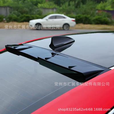 适用马自达3昂克赛拉阿特兹顶翼定风翼后扰流改装件爆改免打孔