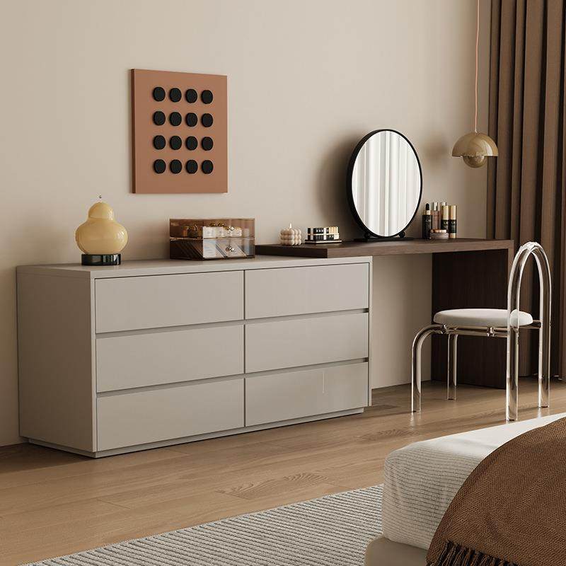 意式极简梳妆台斗柜一体现代简约卧室六斗柜化妆桌组合床尾收纳柜,节庆用品/礼品,新娘配件,淘宝优惠券,粉丝福利购,淘宝优惠卷