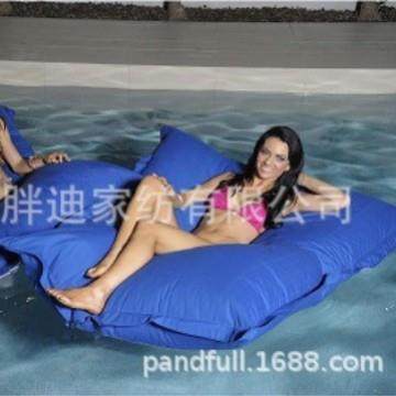网红爆款涤纶懒人沙发PVC可折叠靠背浮排水上游乐躺椅浮床沙发厂