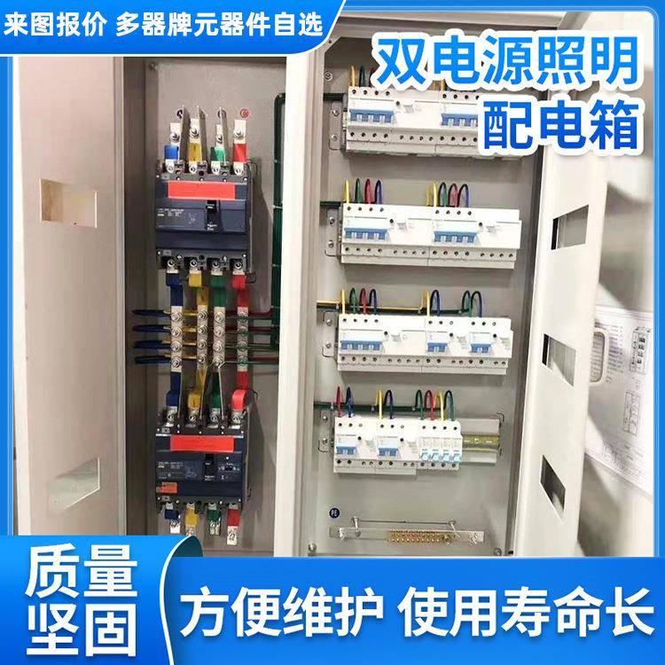 双层门总控照明配电箱C45位100A3排空开漏电保护不锈钢低压成套