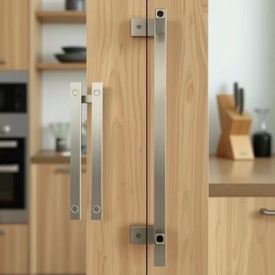 304不锈钢玻璃门大拉手海外款单支H型拉手大门把手加厚玻璃门把手