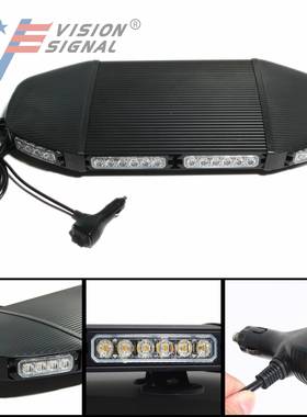 48LED车顶爆闪灯大功率汽车长排警示灯频闪灯144W长条爆闪灯