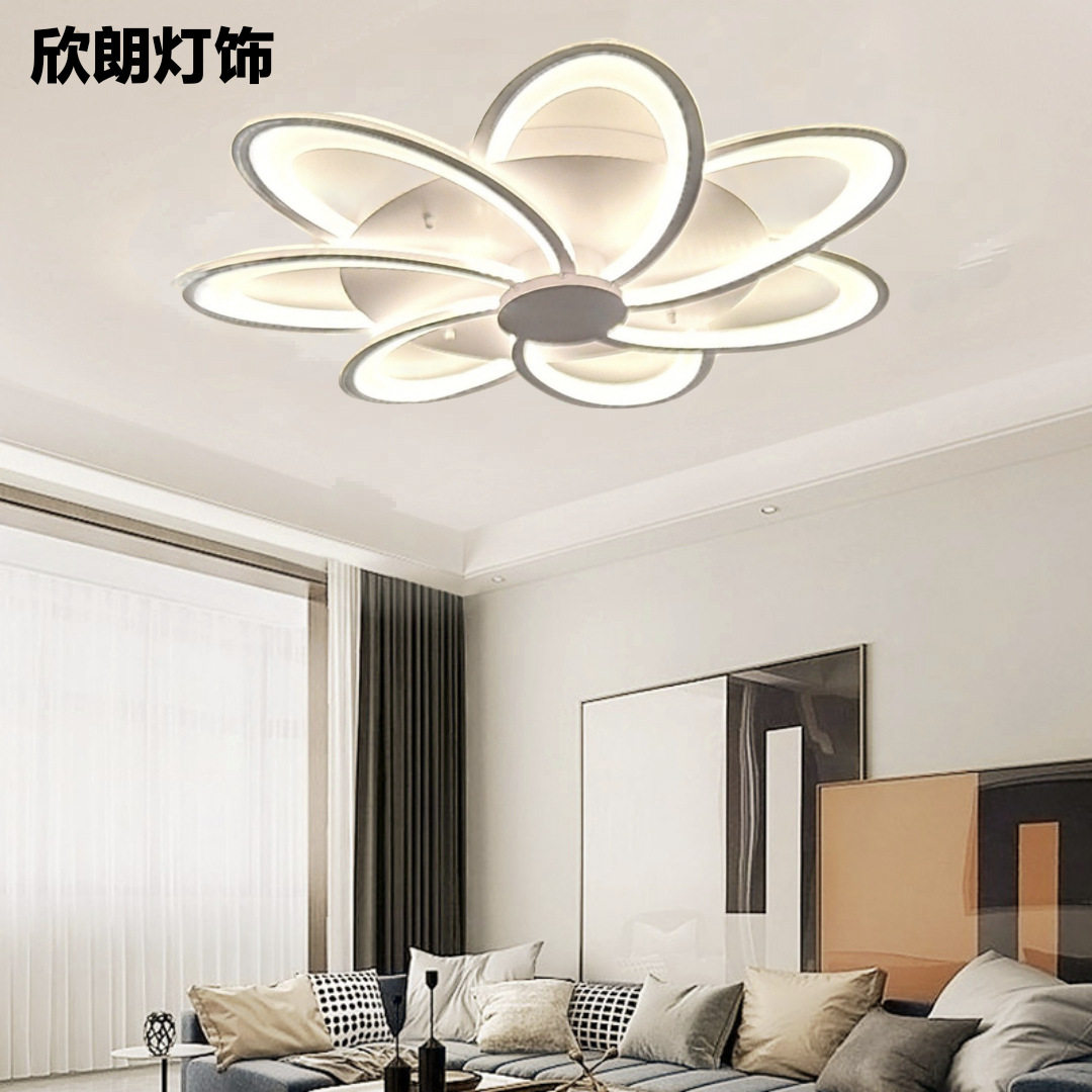2026年客厅灯家用北欧灯具现代遥控led吸顶灯无极调光超亮