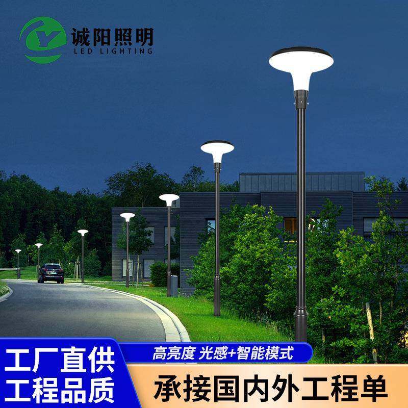 直销户外防水高杆景观灯公园别墅户外超亮led太阳能庭院灯