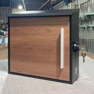 批信箱室外别墅防雨家用信报箱挂墙创意壁挂式大号复古邮箱邮筒铝