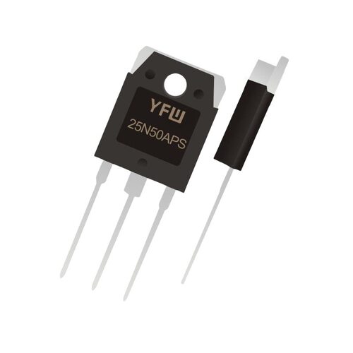 高压MOS管 YFW18N50APS  TO-247S  封装印字YFW 18N50APS YFW/佑