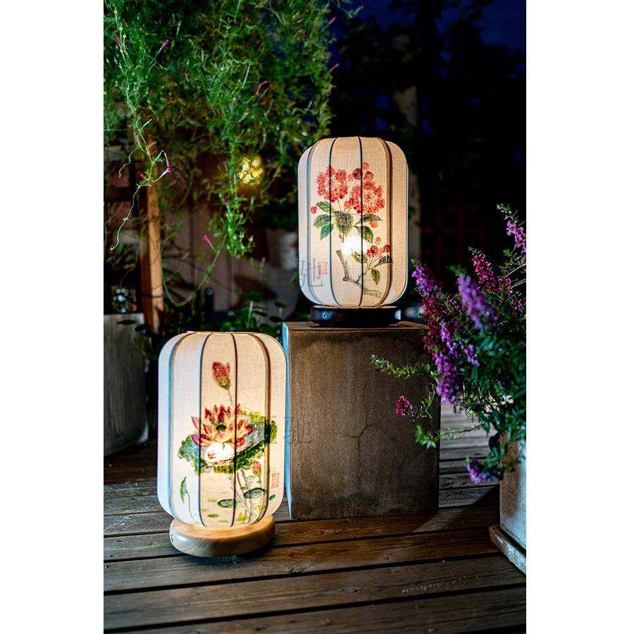 茶室现代中式手绘莲花田园书房卧室床头灯装饰艺术中国风荷花台灯,机械设备,其他机械设备,淘宝优惠券,粉丝福利购,淘宝优惠卷