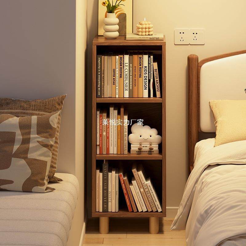 实木床头书柜落地置物架带腿家用小书架小户型靠墙收纳矮柜子储物,纺织面料/辅料/配套,纺织机械配件,淘宝优惠券,粉丝福利购,淘宝优惠卷
