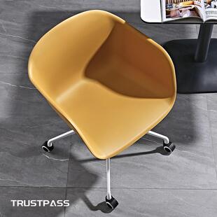 北欧电脑椅靠背转椅滚轮书房家用旋转升降办公椅现代简约写字椅子